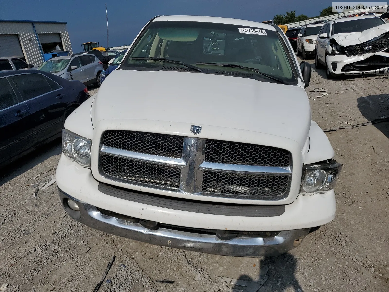 2003 Dodge Ram 1500 St VIN: 1D3HU18D03J571353 Lot: 62715874