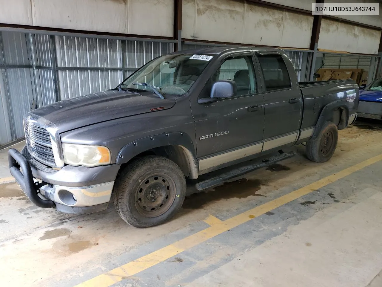 2003 Dodge Ram 1500 St VIN: 1D7HU18D53J643744 Lot: 62957654