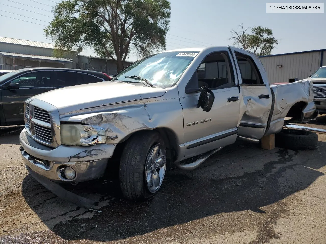 2003 Dodge Ram 1500 St VIN: 1D7HA18D83J608785 Lot: 63439644