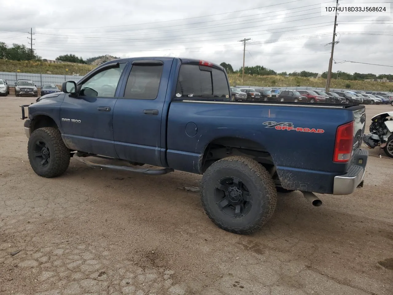 2003 Dodge Ram 1500 St VIN: 1D7HU18D33J568624 Lot: 64327154