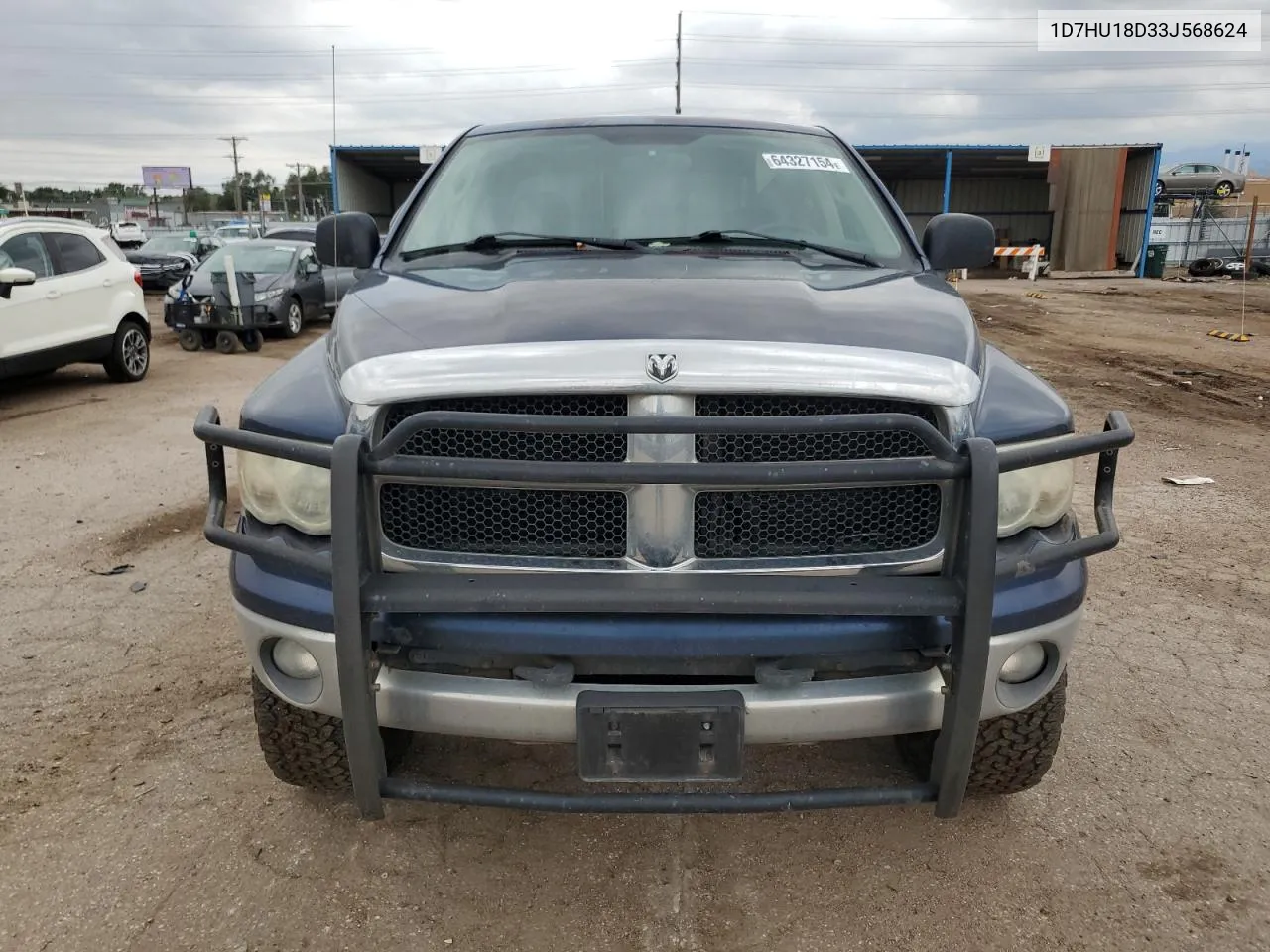 2003 Dodge Ram 1500 St VIN: 1D7HU18D33J568624 Lot: 64327154