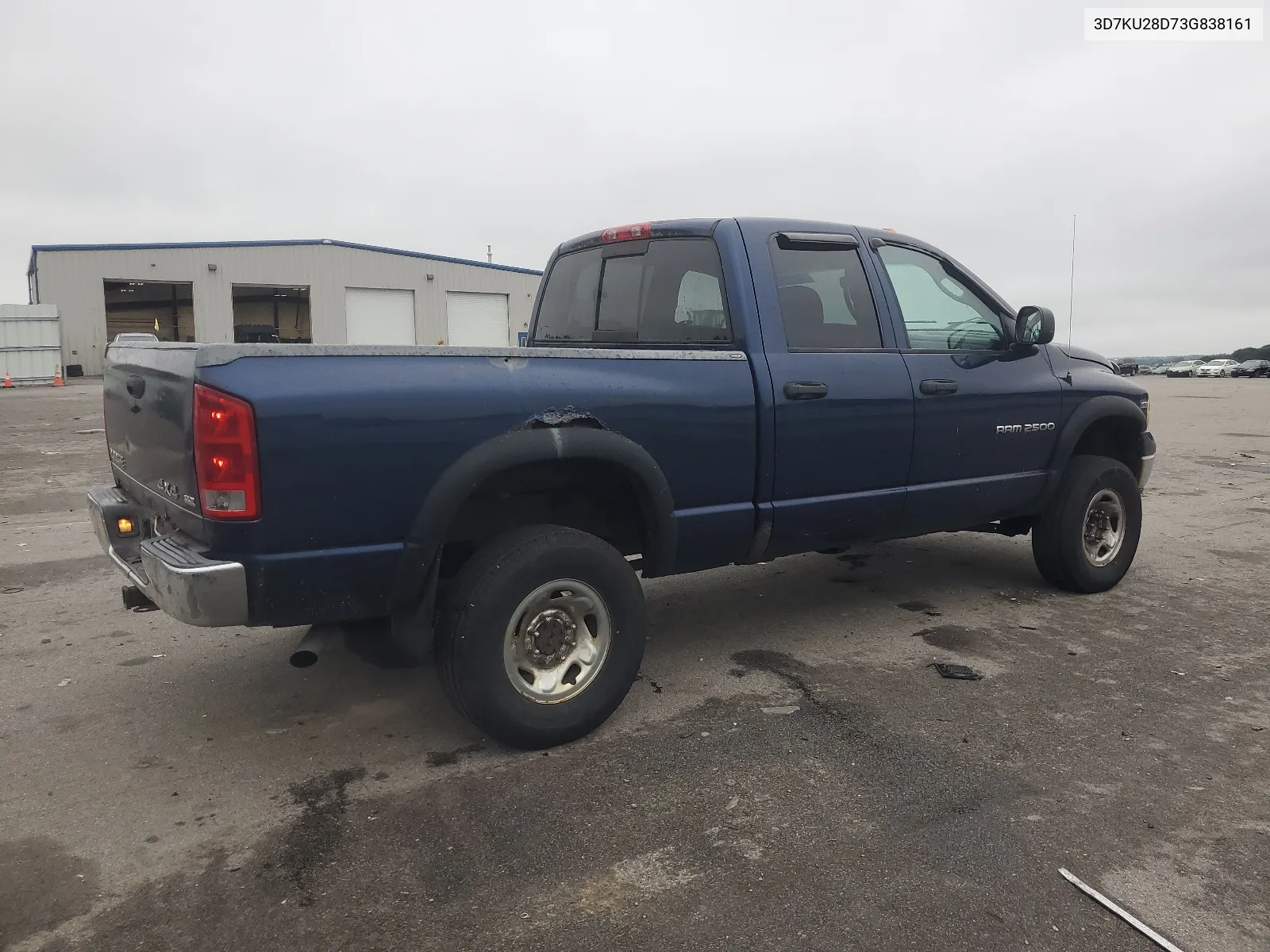 2003 Dodge Ram 2500 St VIN: 3D7KU28D73G838161 Lot: 64552784