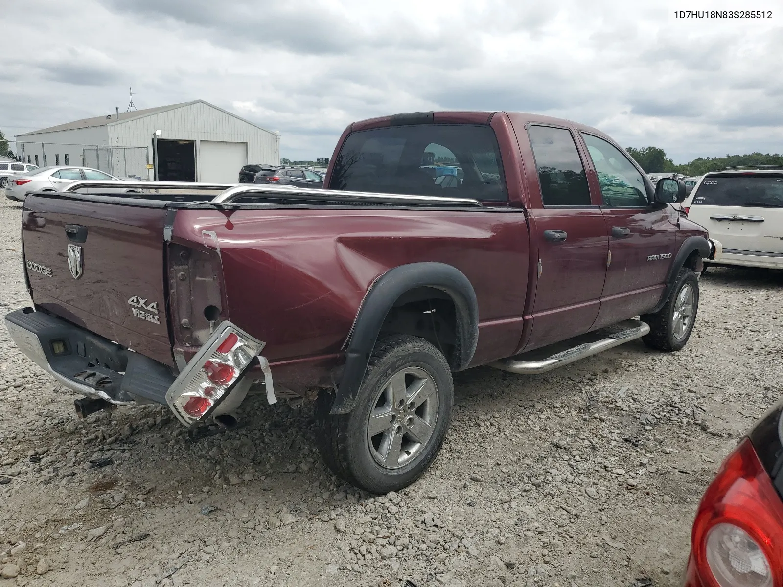 2003 Dodge Ram 1500 St VIN: 1D7HU18N83S285512 Lot: 65987204