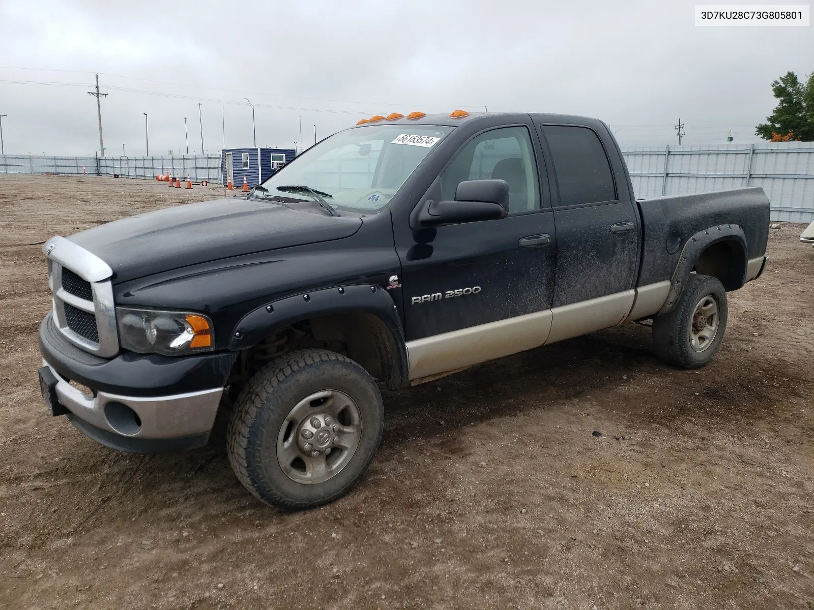 2003 Dodge Ram 2500 St VIN: 3D7KU28C73G805801 Lot: 66163574