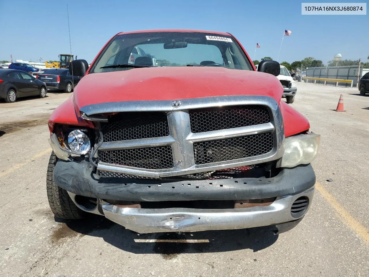 2003 Dodge Ram 1500 St VIN: 1D7HA16NX3J680874 Lot: 66494894