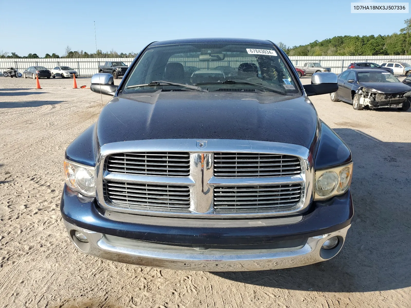 2003 Dodge Ram 1500 St VIN: 1D7HA18NX3J507336 Lot: 67843034