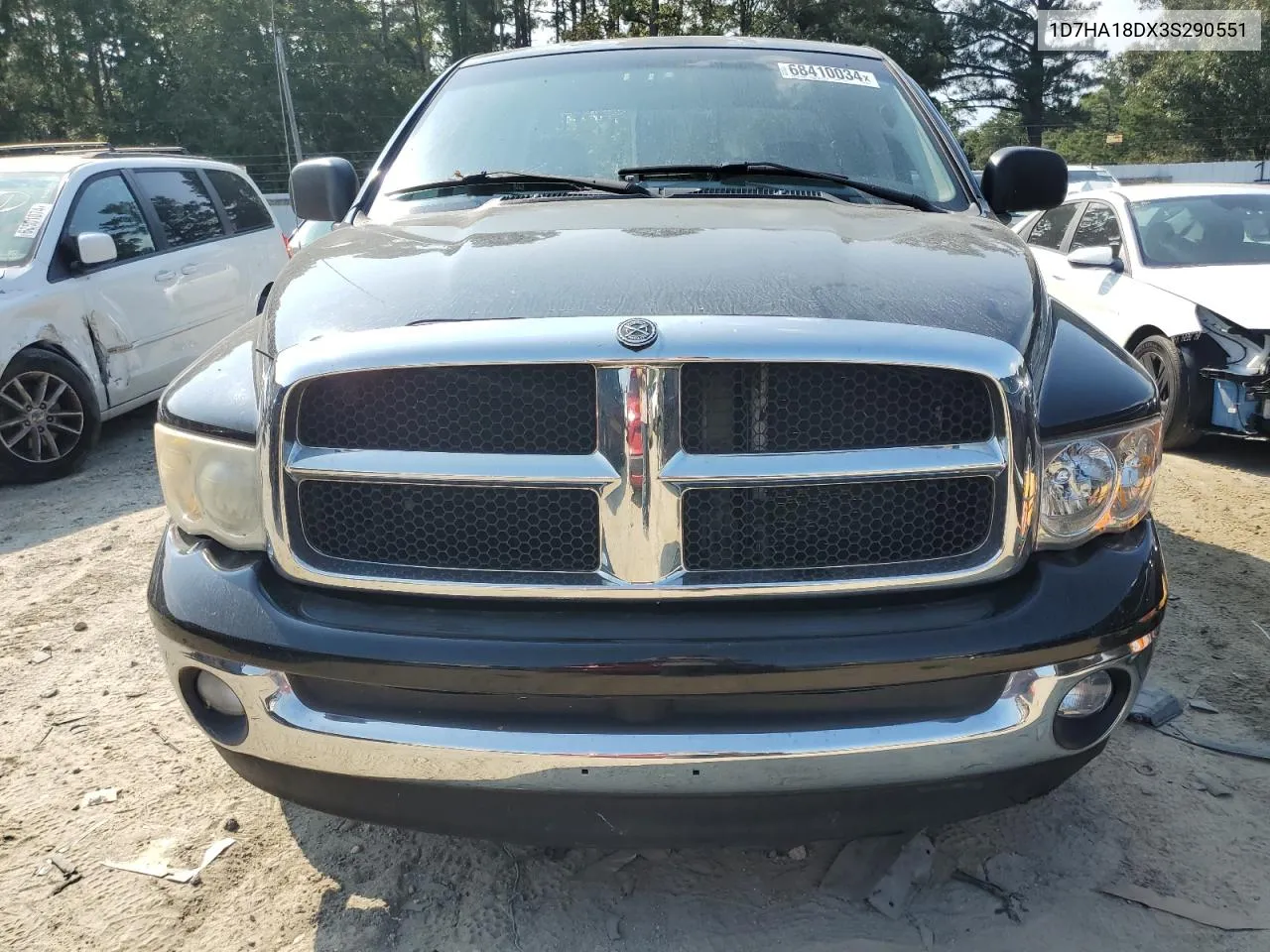 2003 Dodge Ram 1500 St VIN: 1D7HA18DX3S290551 Lot: 68410034