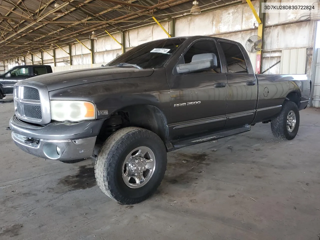 3D7KU28D83G722824 2003 Dodge Ram 2500 St