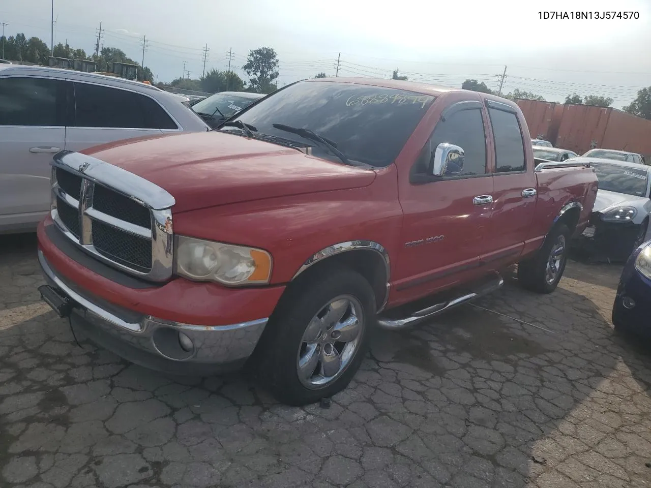 2003 Dodge Ram 1500 St VIN: 1D7HA18N13J574570 Lot: 68889894