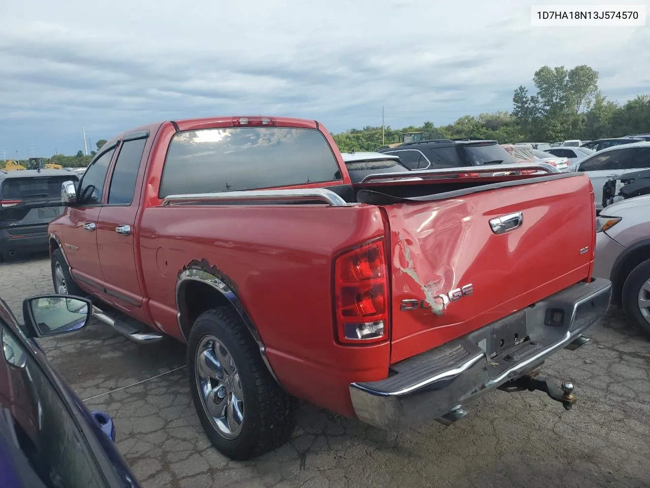 2003 Dodge Ram 1500 St VIN: 1D7HA18N13J574570 Lot: 68889894