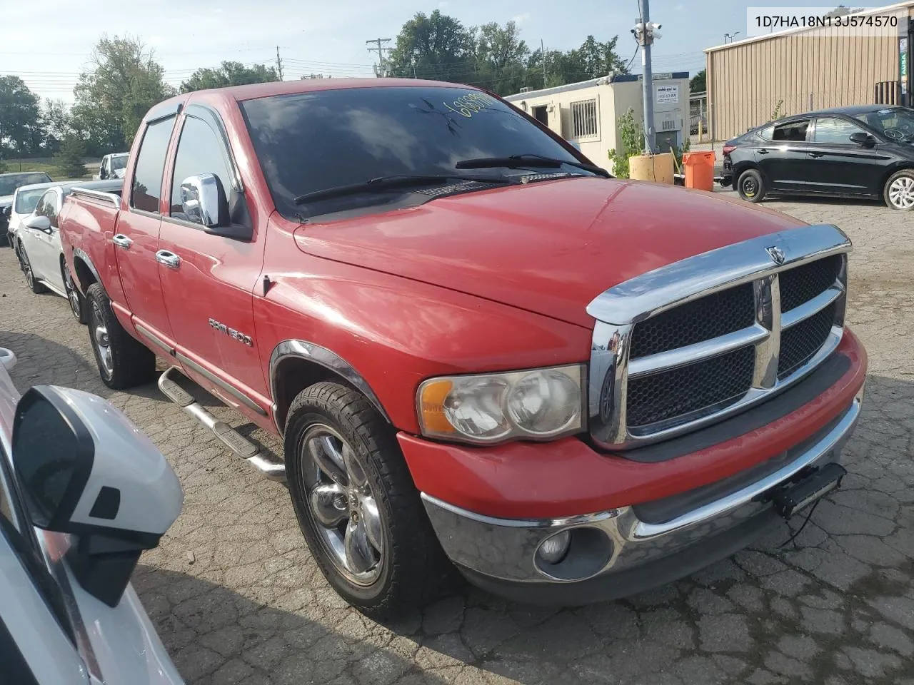 2003 Dodge Ram 1500 St VIN: 1D7HA18N13J574570 Lot: 68889894