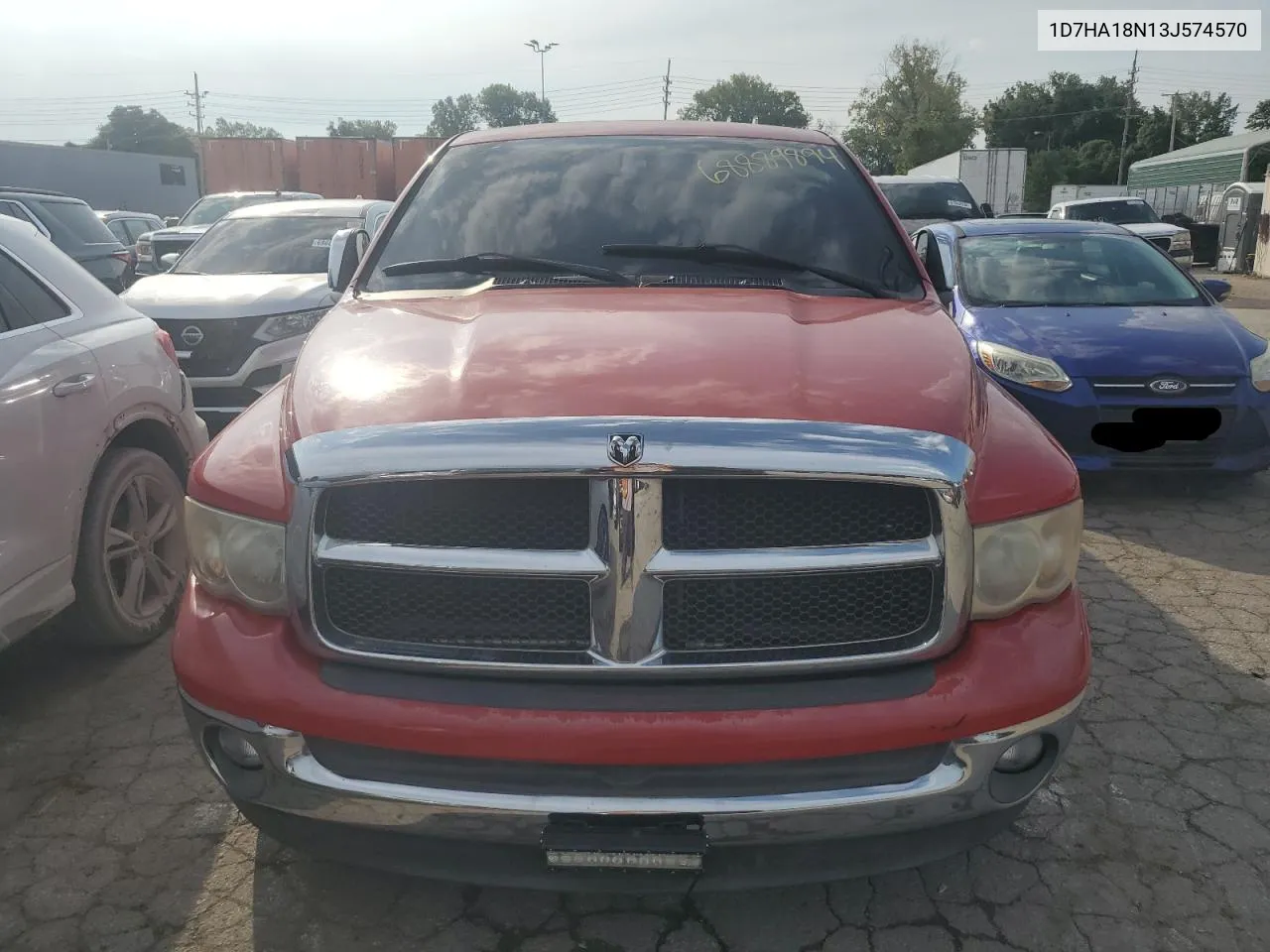 1D7HA18N13J574570 2003 Dodge Ram 1500 St