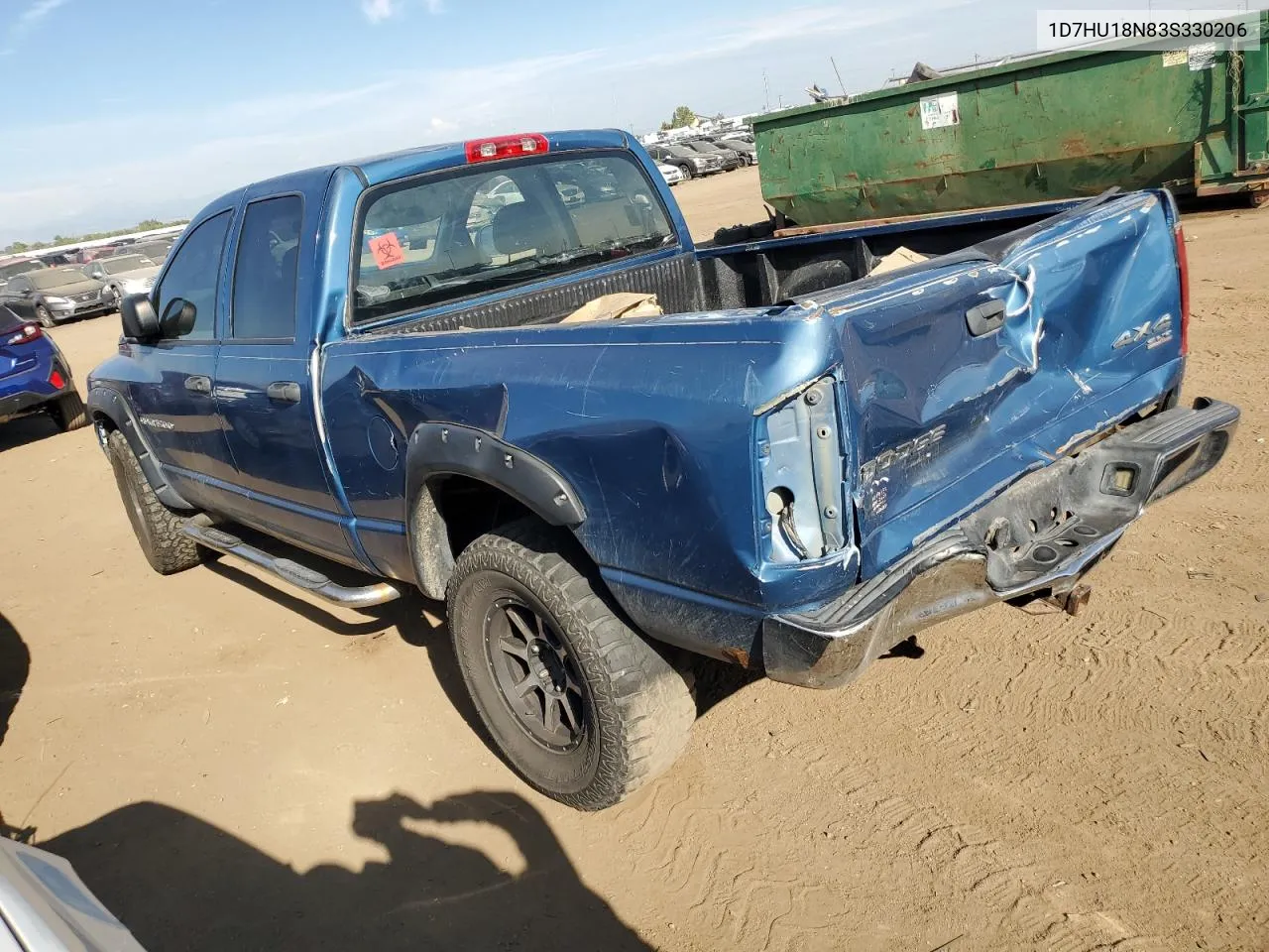 1D7HU18N83S330206 2003 Dodge Ram 1500 St