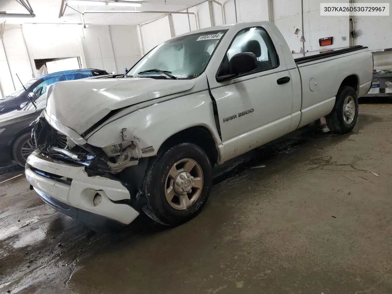 2003 Dodge Ram 2500 St VIN: 3D7KA26D53G729967 Lot: 69047484