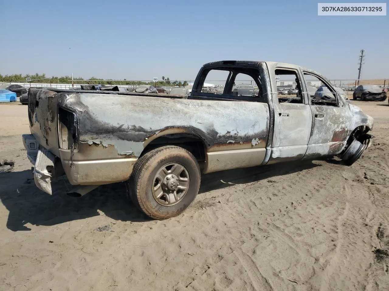 2003 Dodge Ram 2500 St VIN: 3D7KA28633G713295 Lot: 69275934