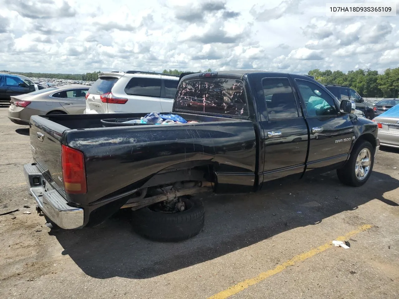 2003 Dodge Ram 1500 St VIN: 1D7HA18D93S365109 Lot: 69326694