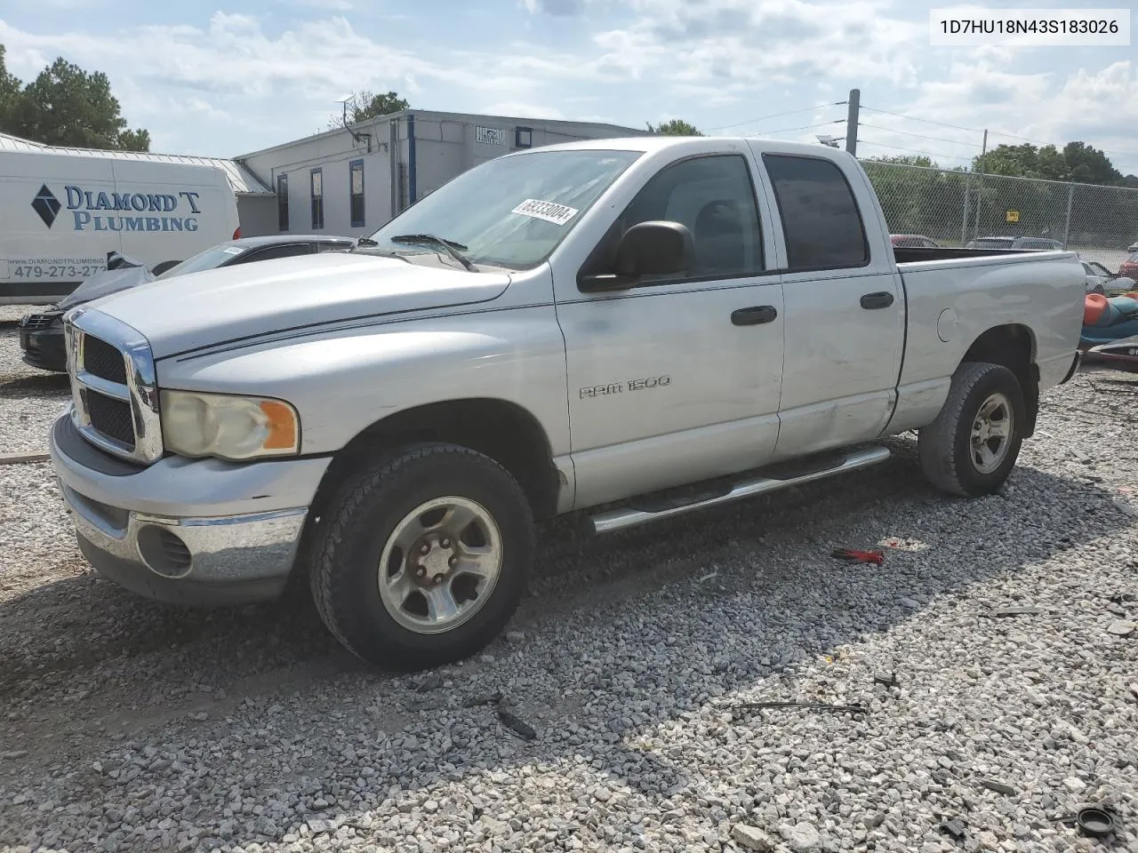 2003 Dodge Ram 1500 St VIN: 1D7HU18N43S183026 Lot: 69333004