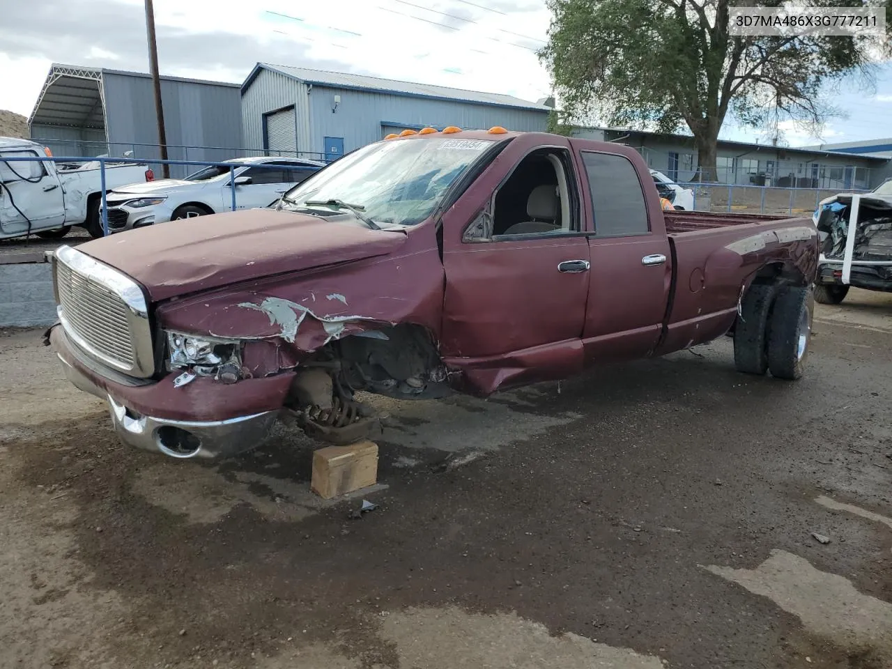 2003 Dodge Ram 3500 St VIN: 3D7MA486X3G777211 Lot: 69519454