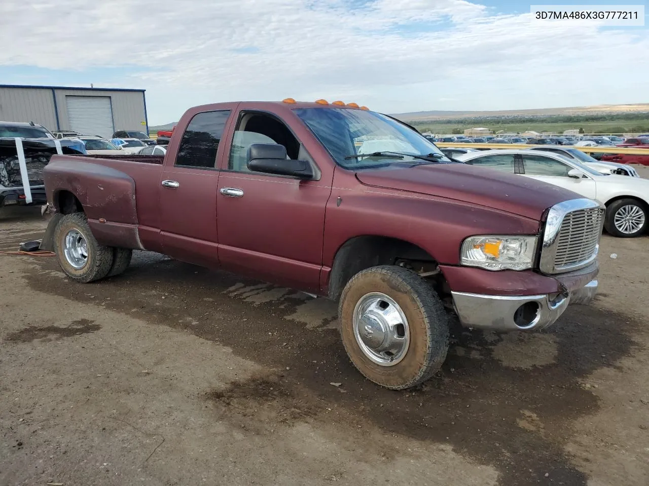 2003 Dodge Ram 3500 St VIN: 3D7MA486X3G777211 Lot: 69519454