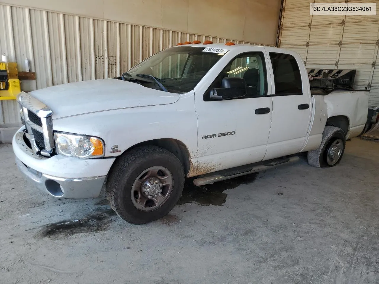 2003 Dodge Ram 3500 St VIN: 3D7LA38C23G834061 Lot: 70274374