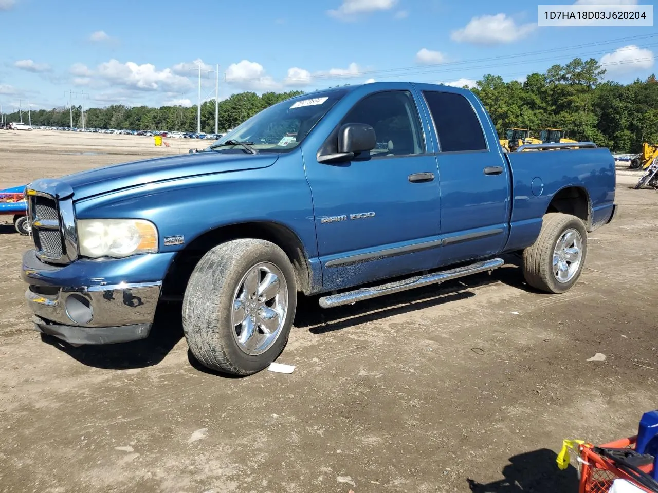 2003 Dodge Ram 1500 St VIN: 1D7HA18D03J620204 Lot: 70473864