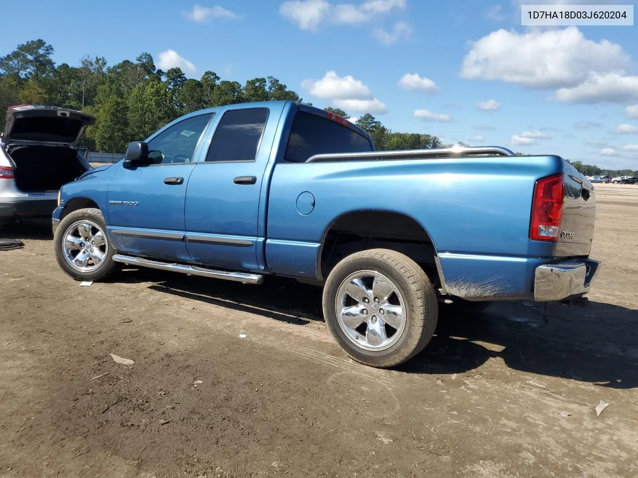 2003 Dodge Ram 1500 St VIN: 1D7HA18D03J620204 Lot: 70473864