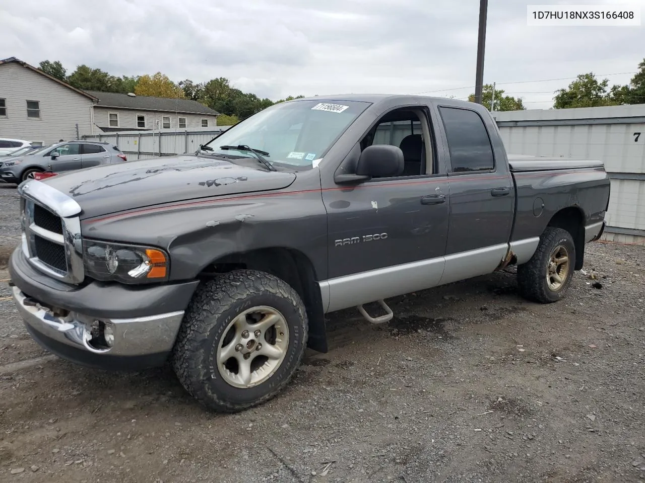 2003 Dodge Ram 1500 St VIN: 1D7HU18NX3S166408 Lot: 71156504