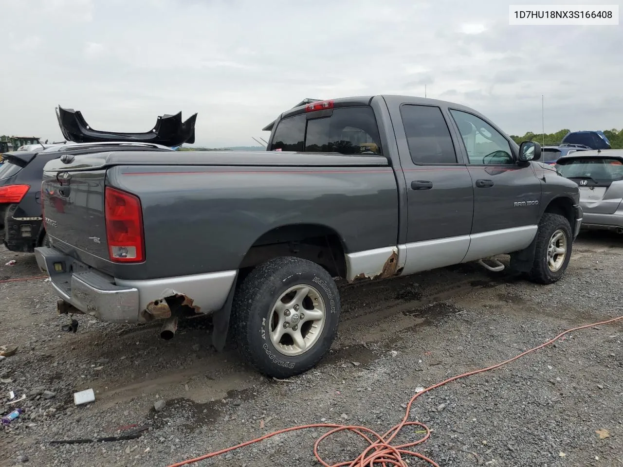 2003 Dodge Ram 1500 St VIN: 1D7HU18NX3S166408 Lot: 71156504