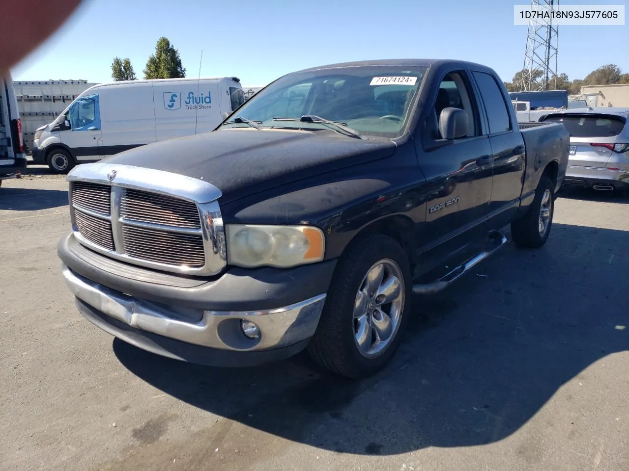 2003 Dodge Ram 1500 St VIN: 1D7HA18N93J577605 Lot: 71674124