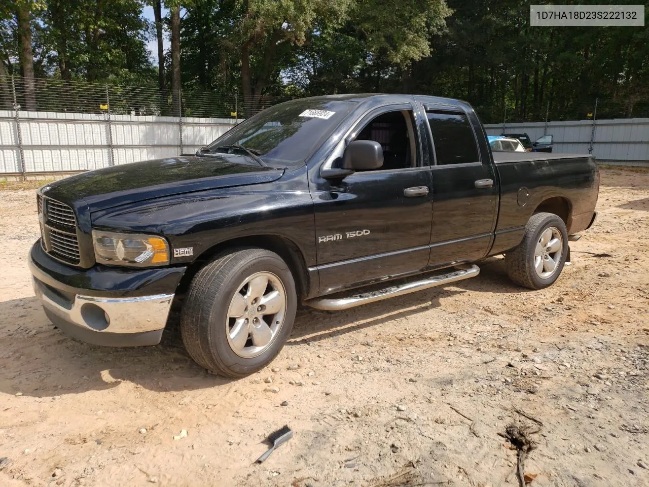 2003 Dodge Ram 1500 St VIN: 1D7HA18D23S222132 Lot: 71686924