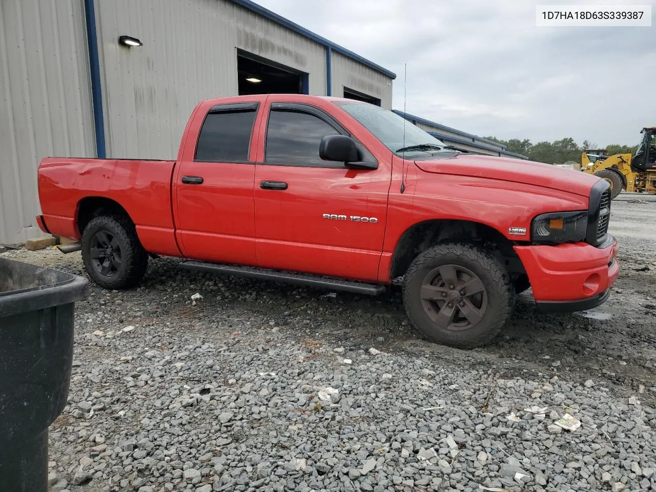 2003 Dodge Ram 1500 St VIN: 1D7HA18D63S339387 Lot: 71724964