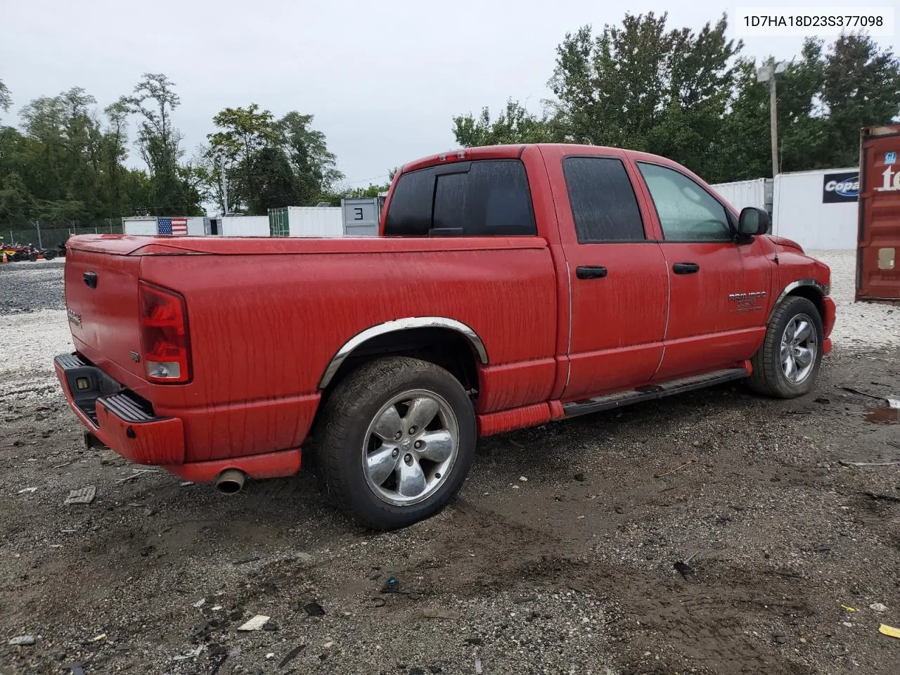 2003 Dodge Ram 1500 St VIN: 1D7HA18D23S377098 Lot: 71749324