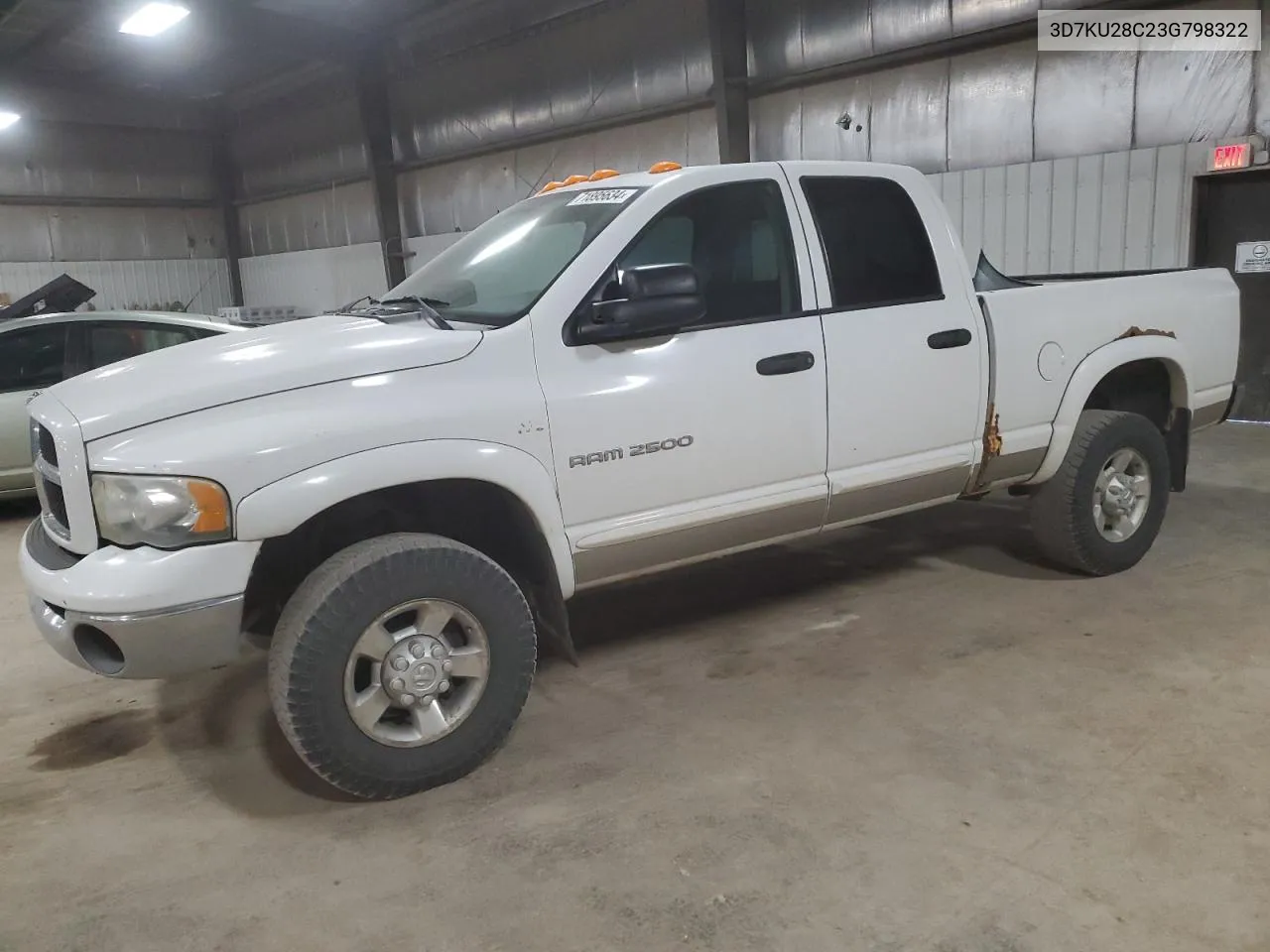 3D7KU28C23G798322 2003 Dodge Ram 2500 St