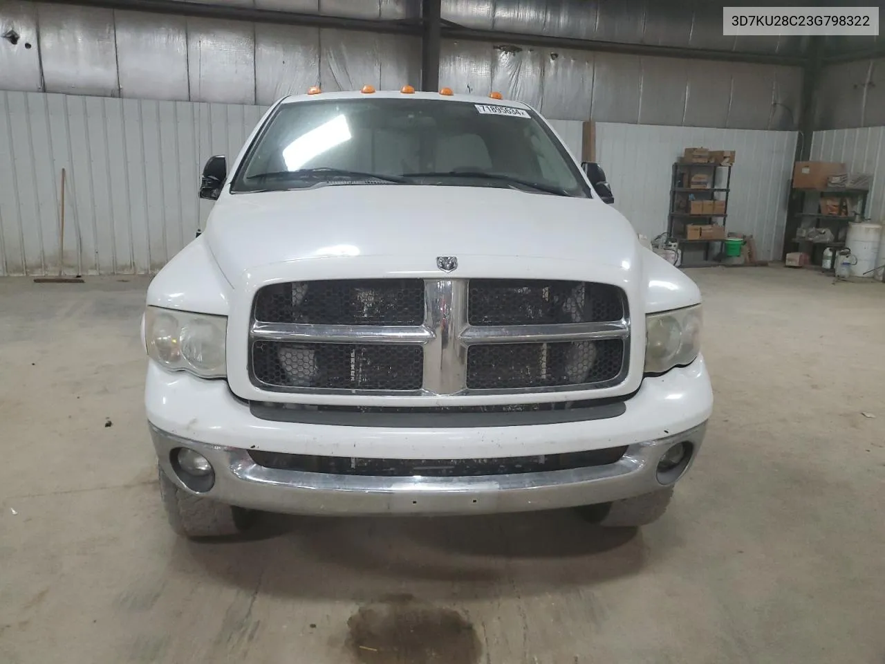 2003 Dodge Ram 2500 St VIN: 3D7KU28C23G798322 Lot: 71895634