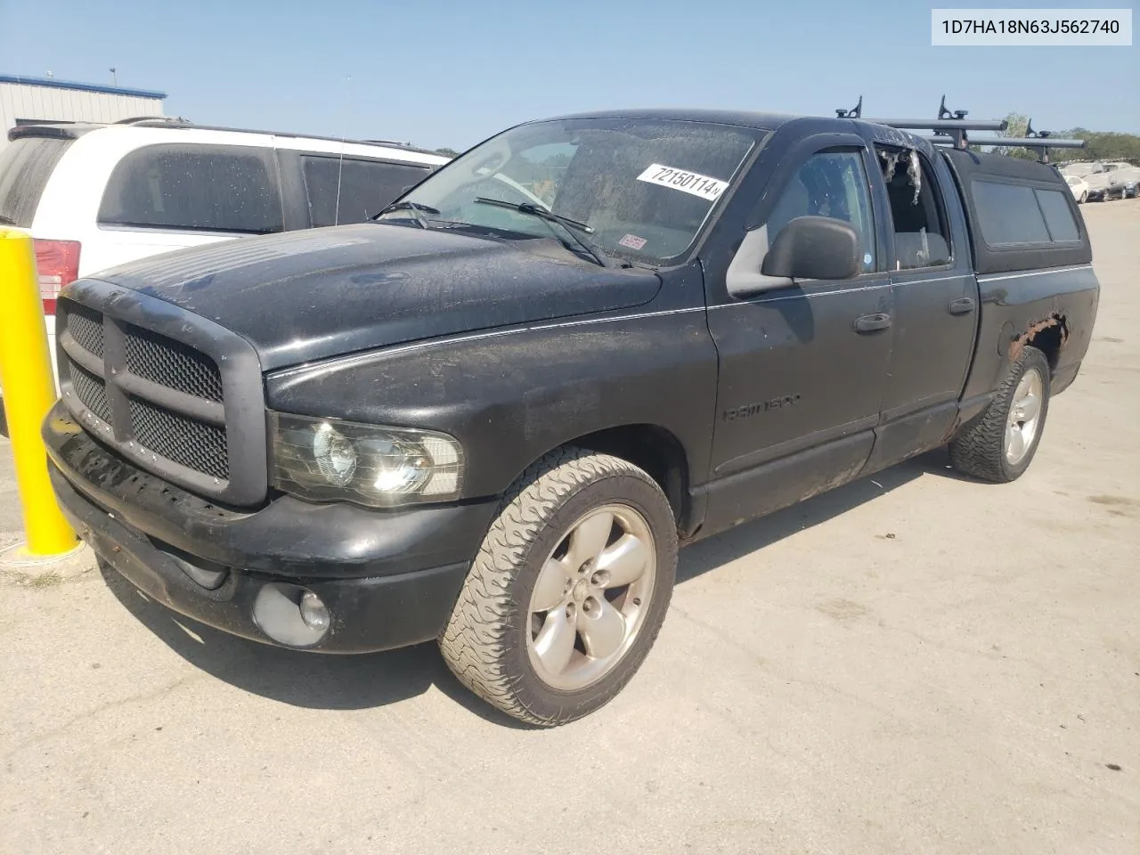 2003 Dodge Ram 1500 St VIN: 1D7HA18N63J562740 Lot: 72150114