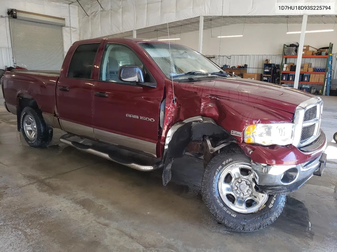 2003 Dodge Ram 1500 St VIN: 1D7HU18D93S225794 Lot: 72450964