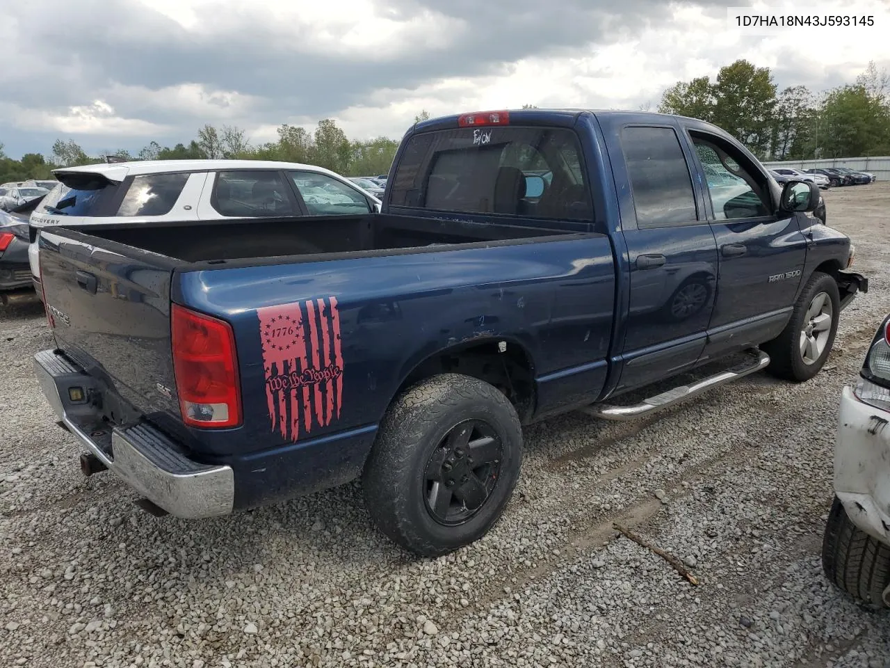 2003 Dodge Ram 1500 St VIN: 1D7HA18N43J593145 Lot: 72556474