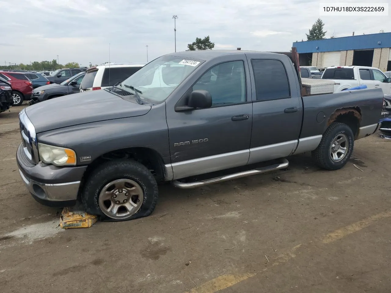 2003 Dodge Ram 1500 St VIN: 1D7HU18DX3S222659 Lot: 72641124