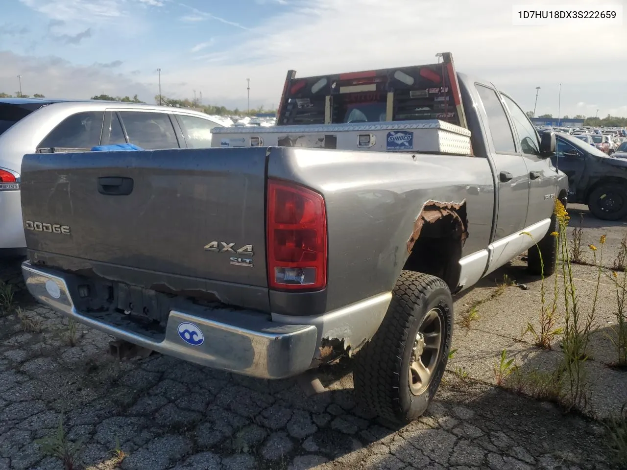 2003 Dodge Ram 1500 St VIN: 1D7HU18DX3S222659 Lot: 72641124