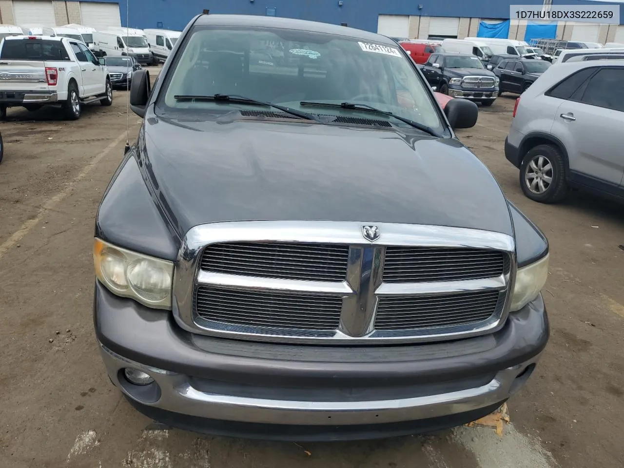 2003 Dodge Ram 1500 St VIN: 1D7HU18DX3S222659 Lot: 72641124