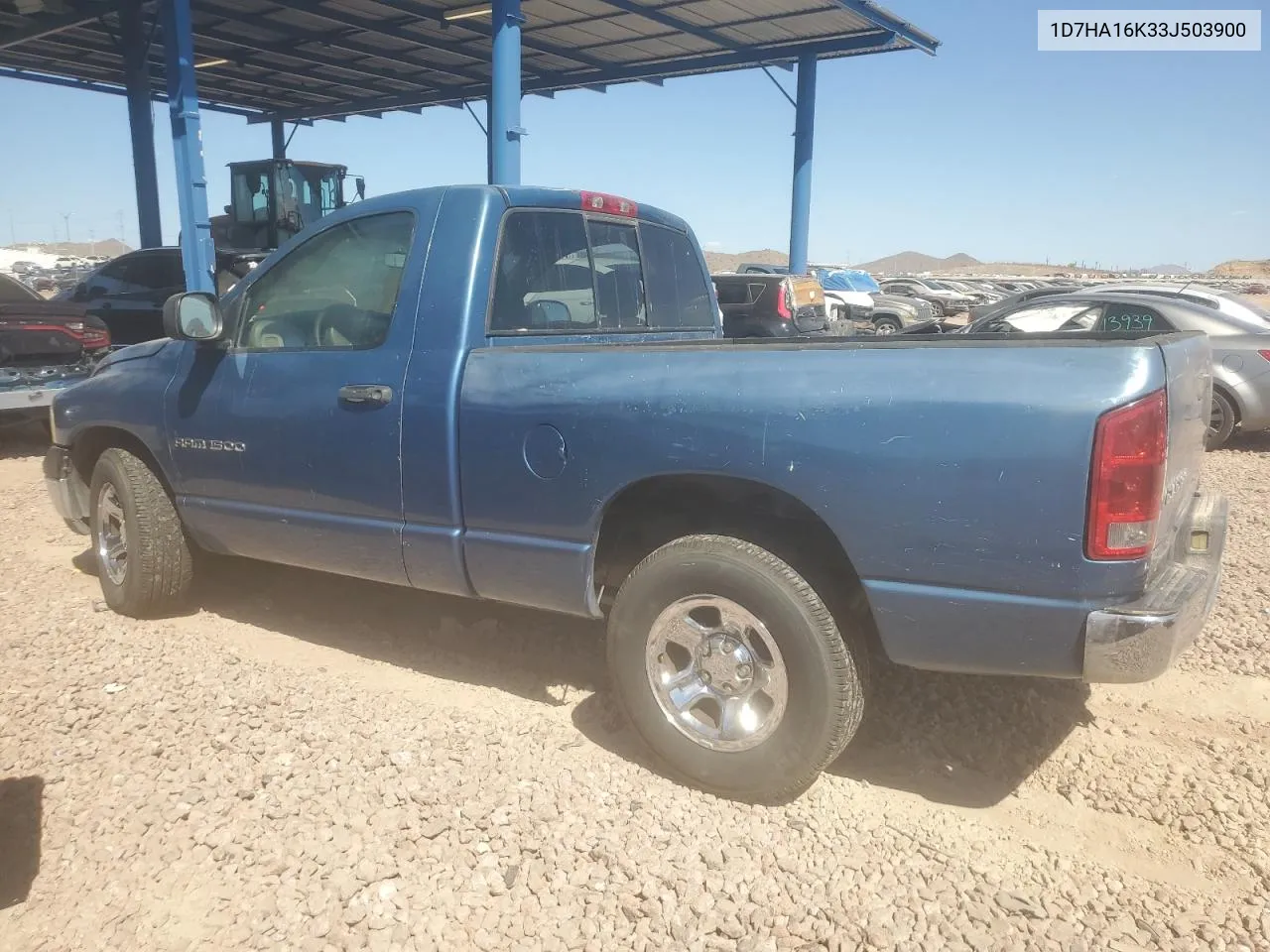 2003 Dodge Ram 1500 St VIN: 1D7HA16K33J503900 Lot: 73180344