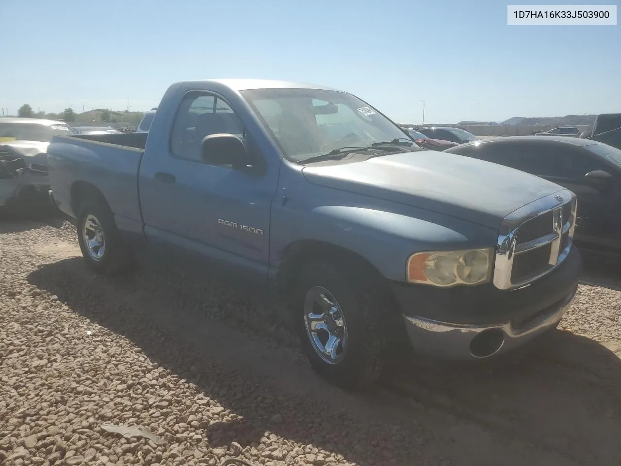 2003 Dodge Ram 1500 St VIN: 1D7HA16K33J503900 Lot: 73180344