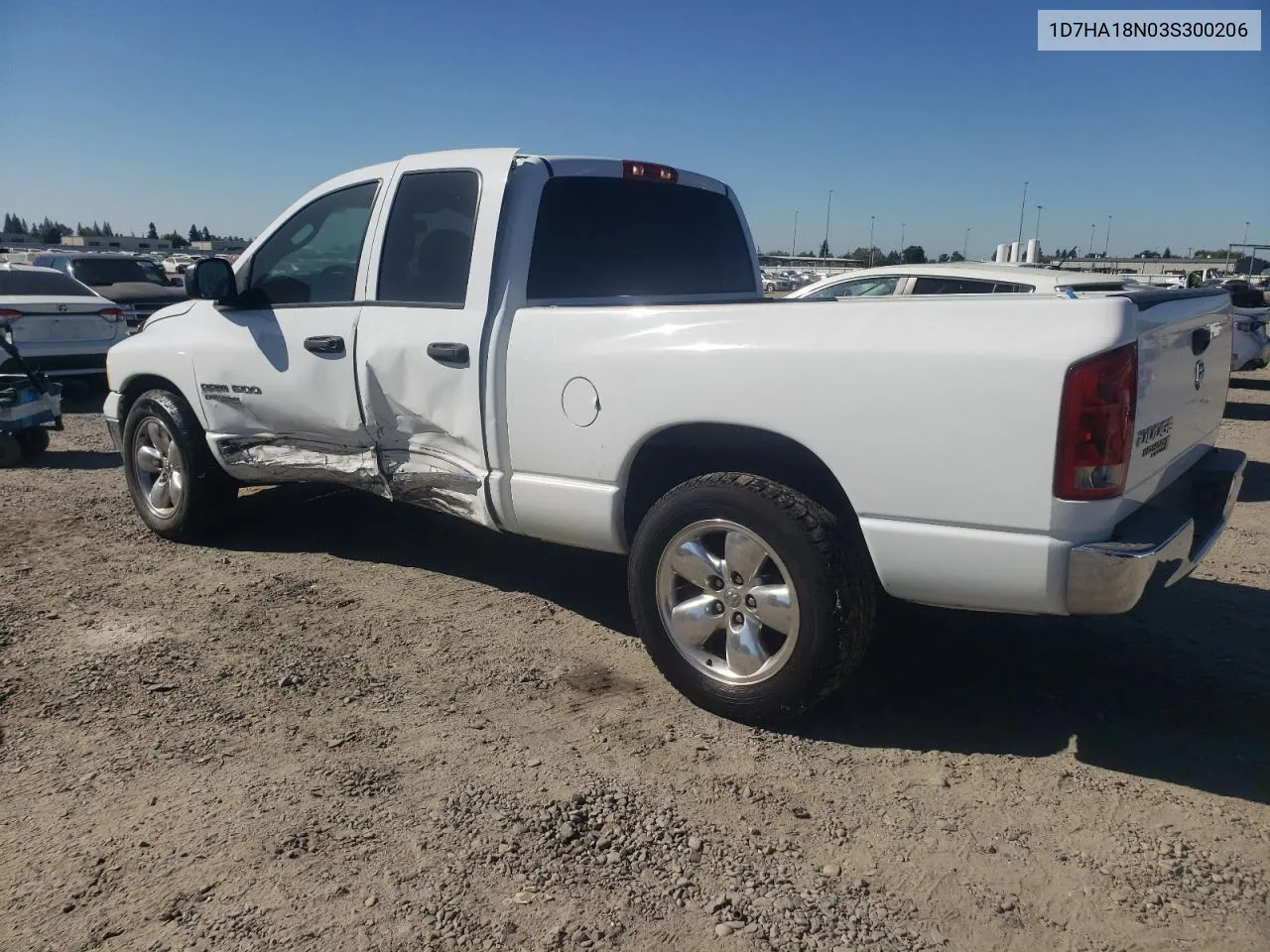 2003 Dodge Ram 1500 St VIN: 1D7HA18N03S300206 Lot: 73208514