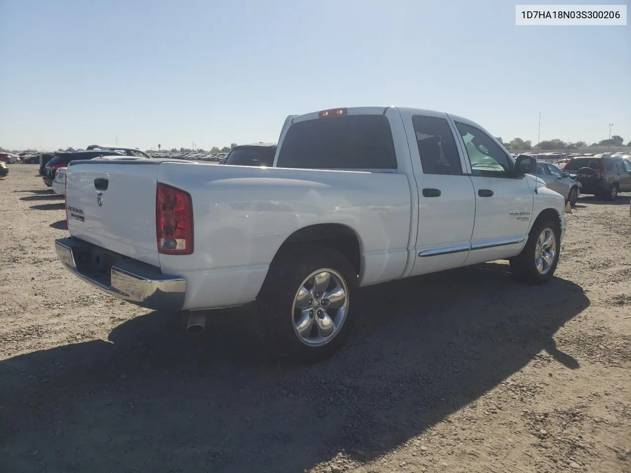 2003 Dodge Ram 1500 St VIN: 1D7HA18N03S300206 Lot: 73208514