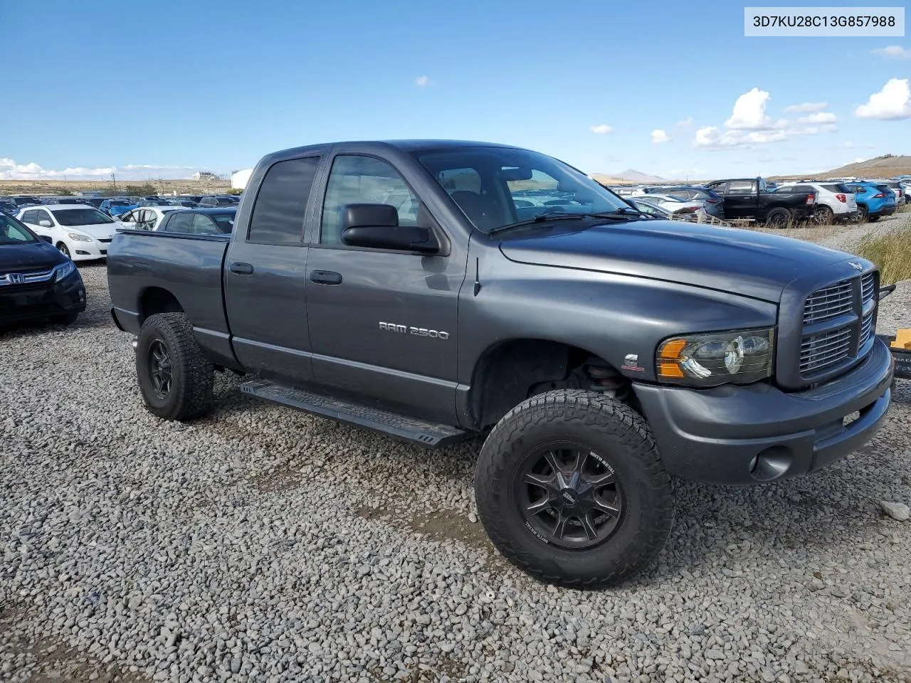 2003 Dodge Ram 2500 St VIN: 3D7KU28C13G857988 Lot: 73527444