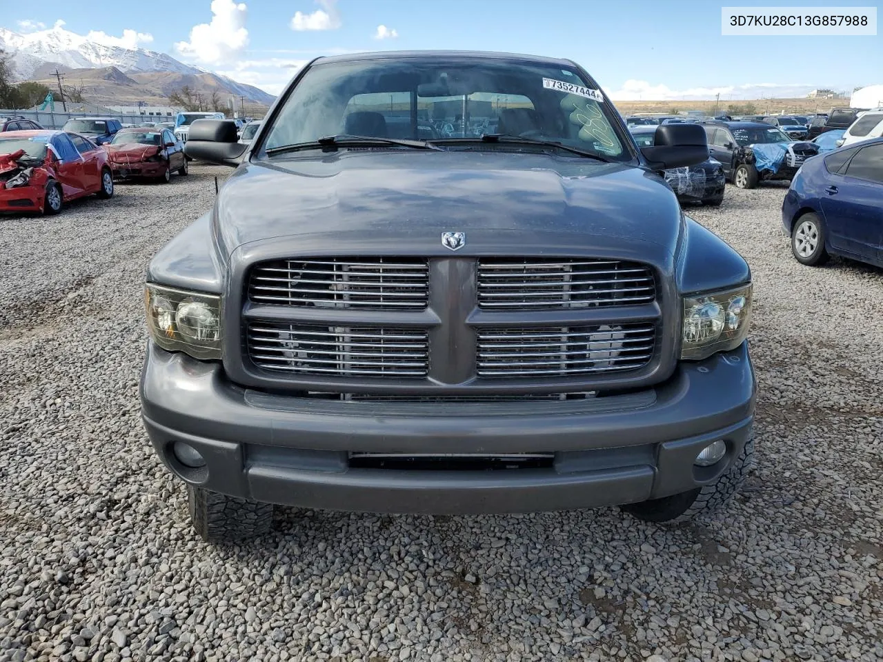 2003 Dodge Ram 2500 St VIN: 3D7KU28C13G857988 Lot: 73527444