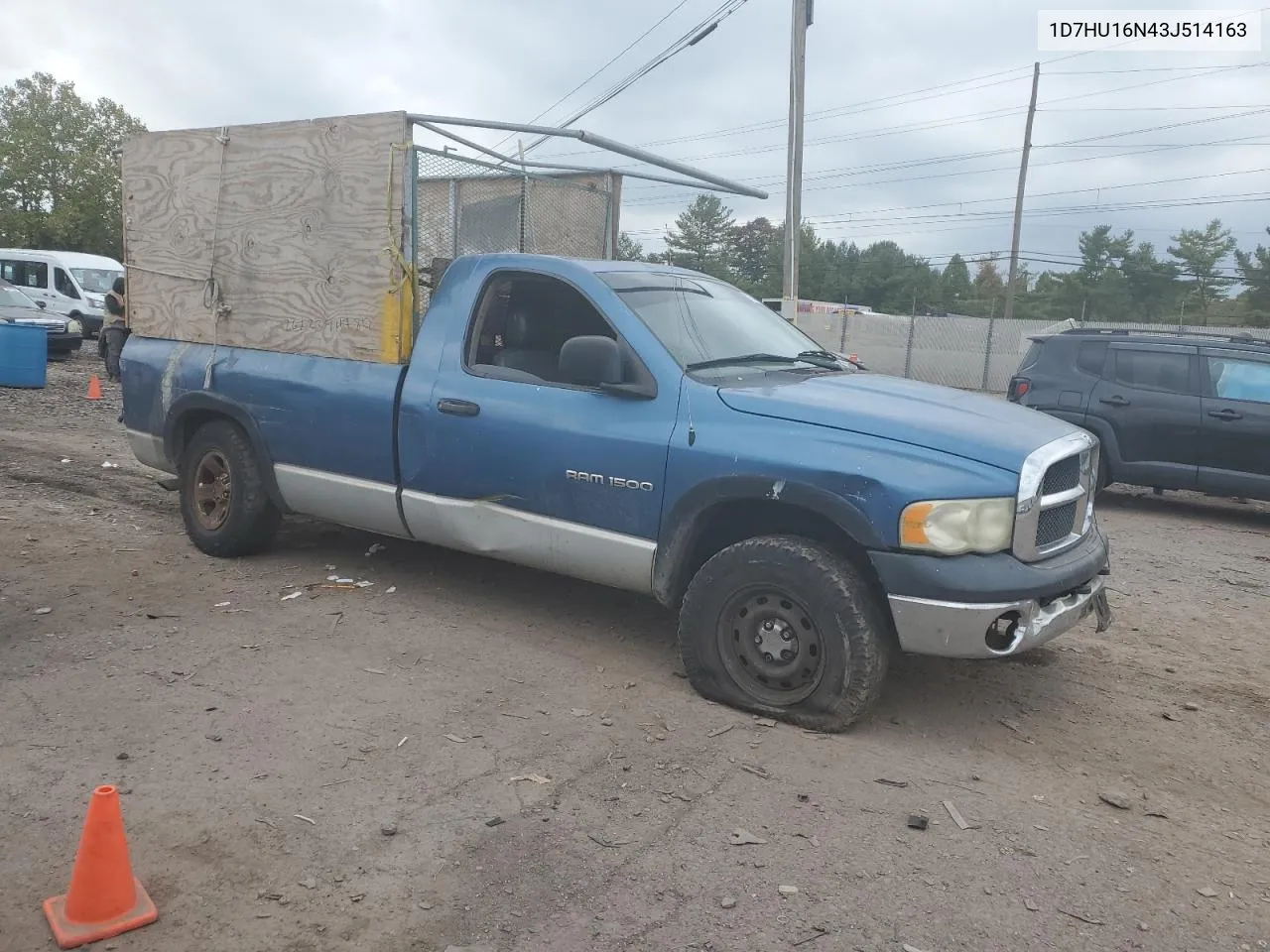 2003 Dodge Ram 1500 St VIN: 1D7HU16N43J514163 Lot: 73543484