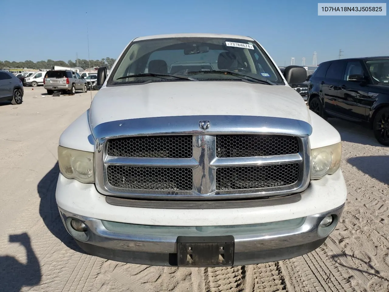 2003 Dodge Ram 1500 St VIN: 1D7HA18N43J505825 Lot: 73784674