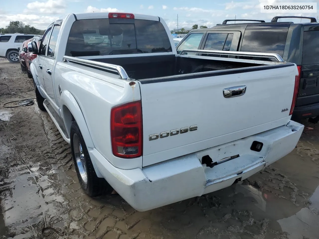 1D7HA18D63S260754 2003 Dodge Ram 1500 St