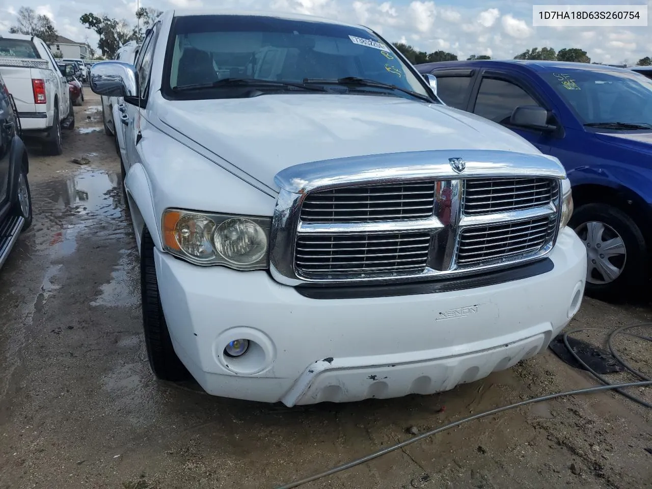 1D7HA18D63S260754 2003 Dodge Ram 1500 St